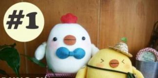 5 mẫu thú bông cực xinh làm từ tất chân