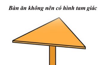 Phong thủy bàn ăn và những điều tuyệt đối kiêng kỵ