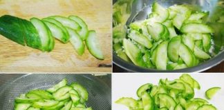 Dưa chuột xào nấm đông cô - món rau xào ngon cho gia đình