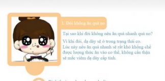 Vì sao khi đói khát không nên ăn no, uống nhiều?