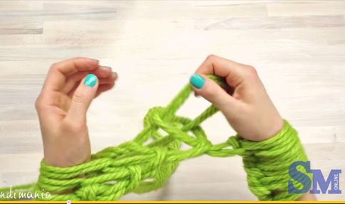 Mốt cách đan khăn len bằng tay trong vòng 30 phút5