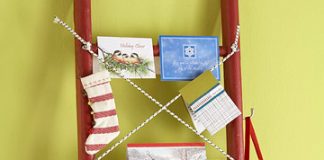 Những ý tưởng trưng bày thiệp Giáng sinh độc đáo