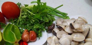 Hướng dẫn món canh ngao nấu khế nóng hổi