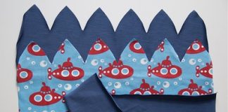 Tự may bộ khăn mũ vải mềm mại cho bé