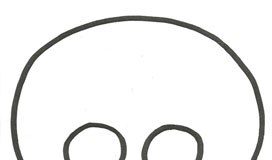 Cách làm mặt nạ Halloween bằng giấy hình đầu nâu cực dễ