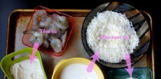 Lạ miệng tôm tẩm dừa nạo chiên vàng