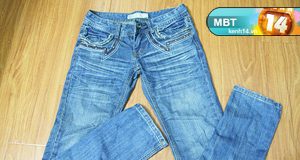 Hướng dẫn hô biến quần bò thành chân váy điệu