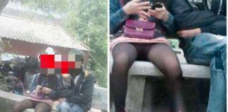 Phản cảm thiếu nữ ‘mặc như không’ đi chùa đầu năm