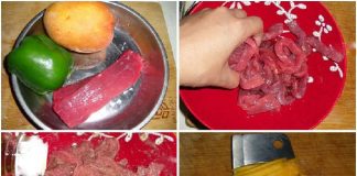 Thịt bò xào xoài, ớt chuông lạ miệng mà ngon cơm ngày hè