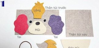 Cách may ba lô từ vải dạ cực ngộ nghĩnh cho bé đi chơi