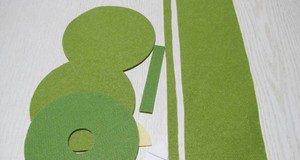 Cách làm hộp đựng khăn giấy quả kiwi xinh xắn