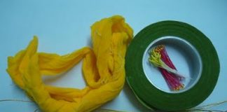 Cách làm hoa mai bằng vải voan cực đẹp đón Tết đang về