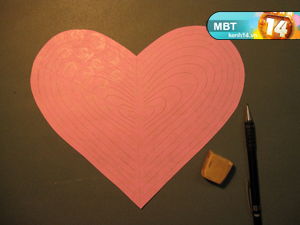 Cách làm thiệp Valentine với lời yêu được giấu kín