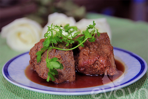 Thịt bò rim - món ngon ngày Tết ở miền Trung