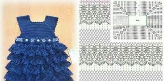 Bỏ túi ngay chart móc váy cho bé 'yêu mê mẩn'