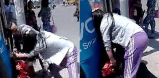 Phẫn nộ cảnh con gái túm tóc, điên cuồng đánh mẹ ngay giữa phố