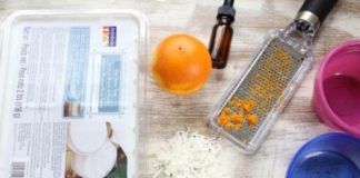 Tự làm xà bông trắng da hương cam dừa - 2