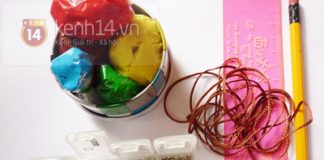 Tự làm mặt móc khóa hình cây theo phong cách vintage