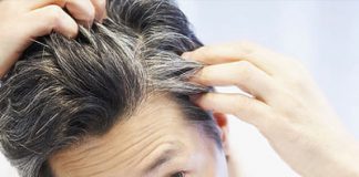 Đoán sức khỏe qua vị trí tóc bạc mọc