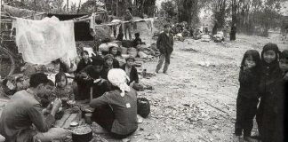 Hình ảnh trẻ em và phụ nữ trong cuộc chiến biên giới 17/2