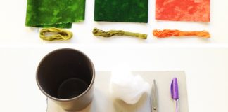 Làm chậu xương rồng đáng yêu từ vải vụn