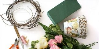 Valentine trắng cắm hoa hồng thật lãng mạn tặng nàng