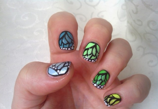 16 Butterfly Nail Designs