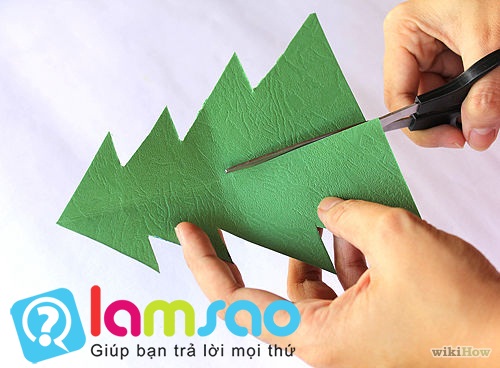 Cách làm cây thông Noel 3D bằng giấy đơn giản mà cực đẹp