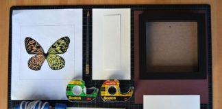 Làm tranh cắt giấy cực giản dị mà ấn tượng