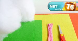 Hướng dẫn làm gối kê tay cỏ bốn lá cực xinh