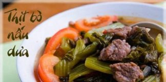 Thịt bò nấu dưa chua đậm đà ngon cơm cho cả gia đình