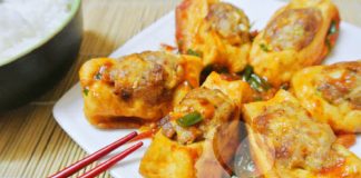 3 kiểu đậu nhồi thịt giản dị