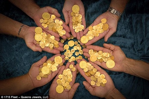 Phát lộ kho tiền vàng trăm tỷ chìm dưới đáy biển 300 năm