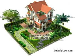 Tư vấn xây biệt thự vườn theo phong cách Châu Âu - Archi