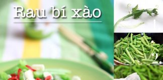 Cách làm rau bí xào tỏi thơm nức mũi cho bữa cơm ngày Rằm