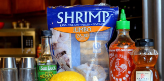 Xiên tôm sốt chanh cay cay siêu ngon