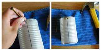 Tận dụng vỏ lon thiếc làm đèn Trung thu, tại sao không?