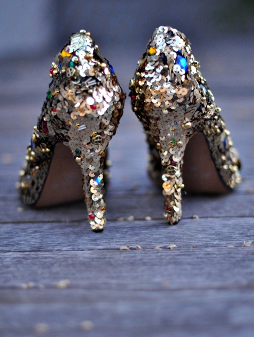 Làm giày kim sa như hàng hiệu Dolce&Gabbana - 23