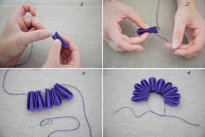 Cách làm hoa vải đơn giản mà sử dụng đa năng