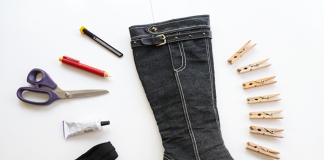 Chế boots cut-out sành điệu từ boots cao cổ cũ