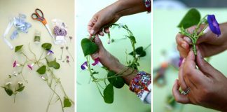 Khéo tay kết vòng hoa đội đầu cho bé chơi Trung thu