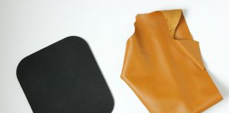 Cách tự làm miếng lót chuột từ gỗ và da độc đáo