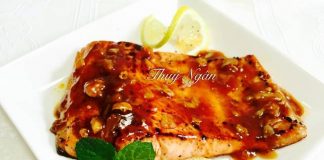 Cách làm cá hồi áp chảo sốt bơ chanh siêu "sang chảnh"