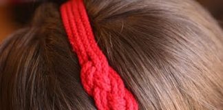 Làm băng đô hoa từ dây thừng mềm, khó mà tin được