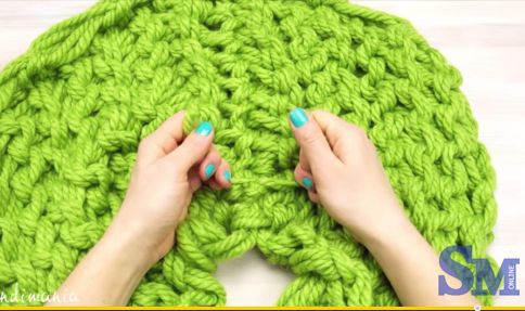 Mốt cách đan khăn len bằng tay trong vòng 30 phút9