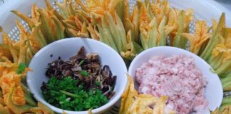 Hướng dẫn làm món bông bí nhồi thịt chiên