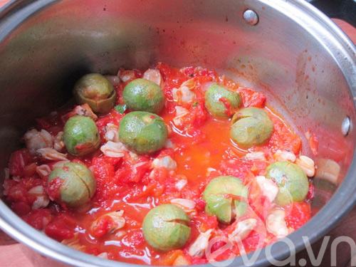 Cách nấu canh ngao với sấu chua ngọt tuyệt ngon