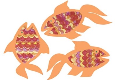 Làm đồ trang trí ngày Tết hình chú cá vàng mang may mắn