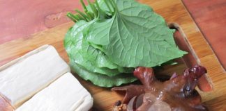 Đậu phụ cuốn lá lốt chay cho đầu tuần thanh tịnh