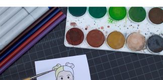 Cách làm búp bê giấy đơn giản cho bé